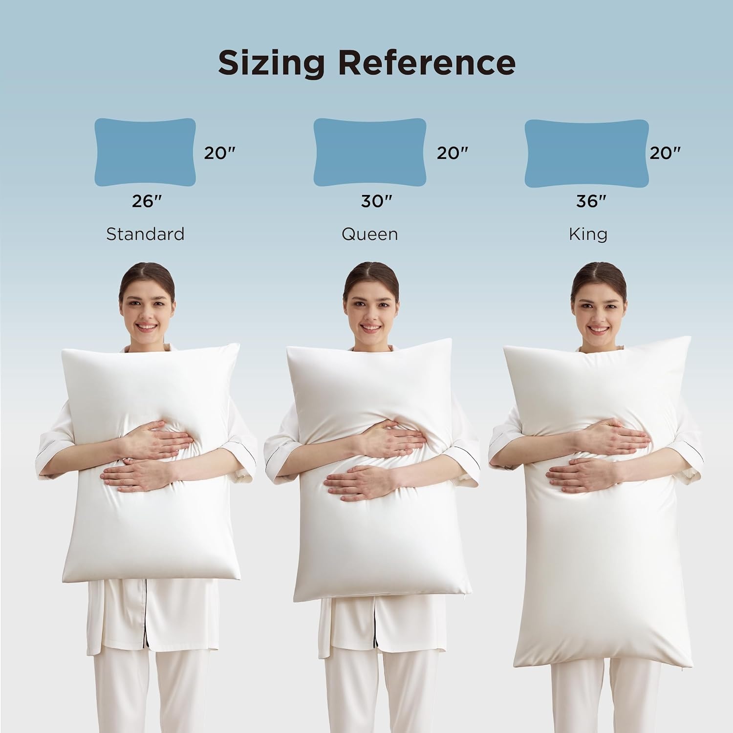 image:imageBedsure Cooling Pillowcase for Hot Sleepers Silk Like Pillow Case Queen Size Set of 2 Reduce Wrinkles amp FrizzFree Hair Infused with HA amp Ceramides for Skin Hidden Zipper Queen White01 White