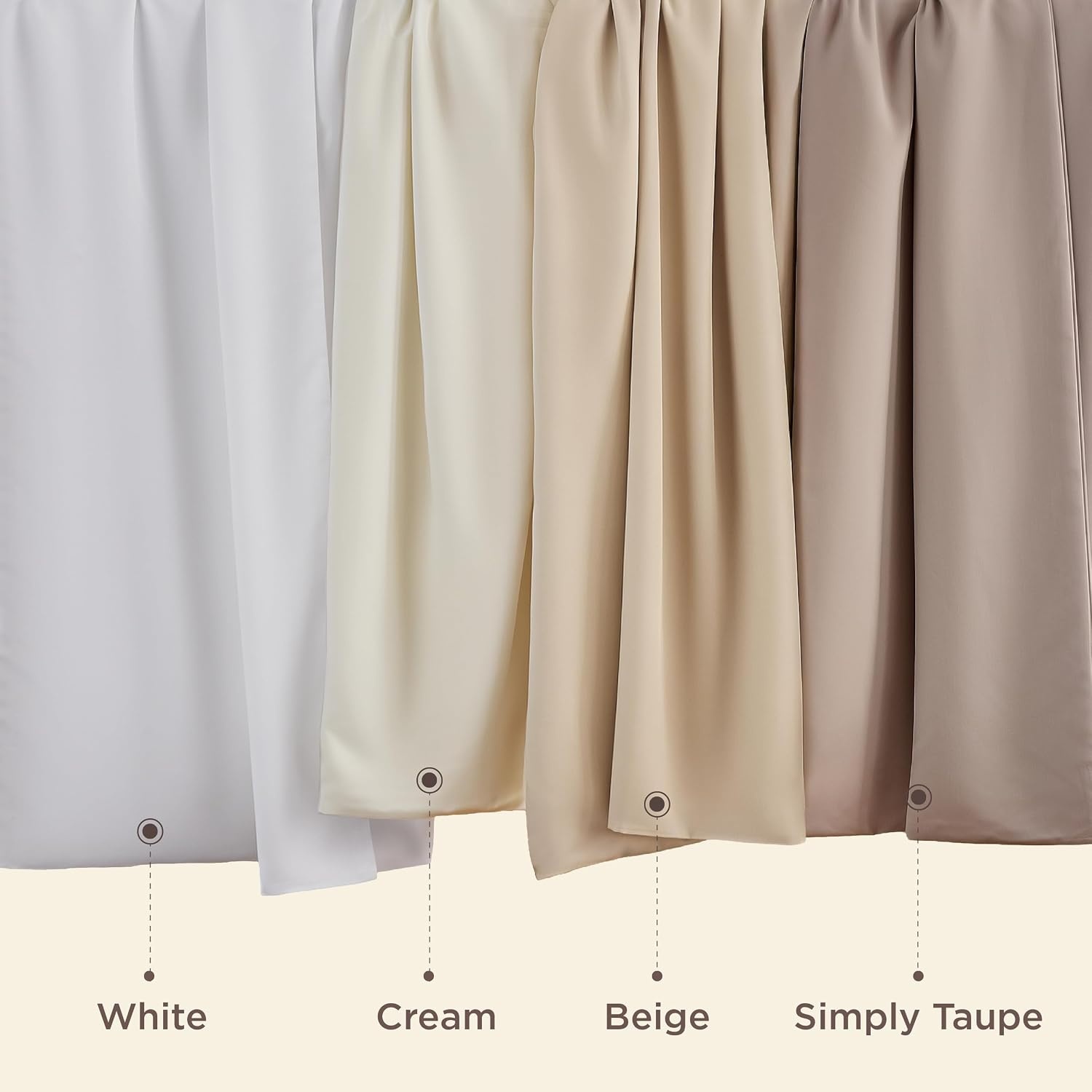 image:imageBedsure King Size Pillow Cases Set of 2 100 Rayon Derived from Bamboo Cooling Pillowcases Similar to Silk Pillow Case Covers with Envelope Closure PureWoven Bedding Dark Grey 20x36 Inches06 Beige