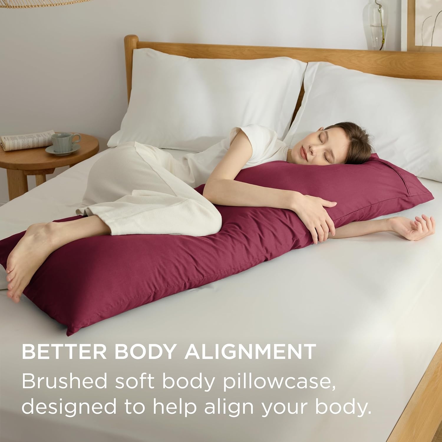 image:imageBedsure Queen Pillow Cases Set of 2 White Brushed Microfiber Pillowcase 2 Pack Super Soft Pillowcase Pillow Shams Covers with Envelope Closure for Kids Wrinkle Fade Resistant 20x30 Inches10 Red