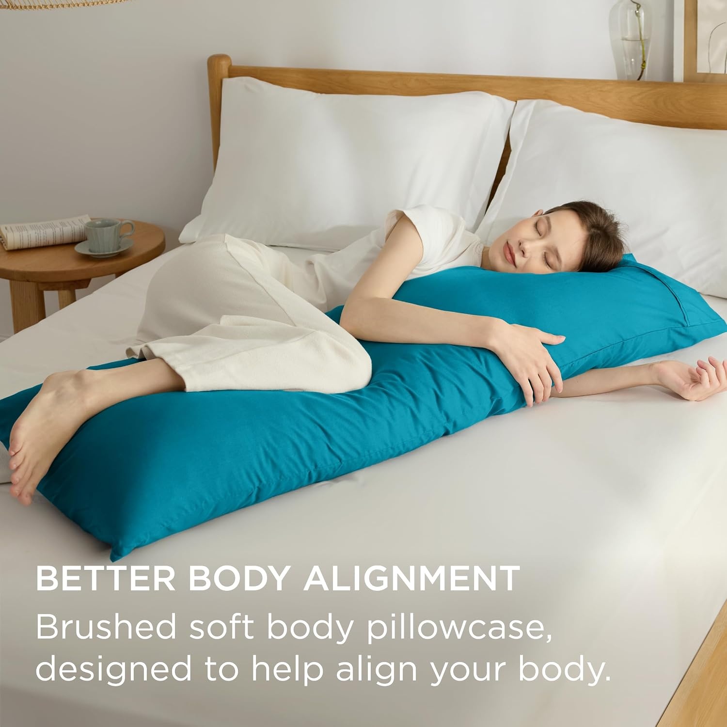 image:imageBedsure Queen Pillow Cases Set of 2 White Brushed Microfiber Pillowcase 2 Pack Super Soft Pillowcase Pillow Shams Covers with Envelope Closure for Kids Wrinkle Fade Resistant 20x30 Inches04 Teal