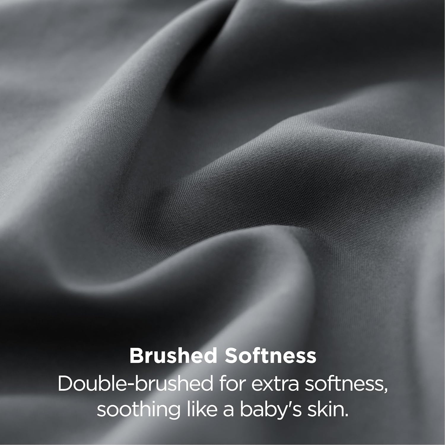 image:imageBedsure Queen Pillow Cases Set of 2 White Brushed Microfiber Pillowcase 2 Pack Super Soft Pillowcase Pillow Shams Covers with Envelope Closure for Kids Wrinkle Fade Resistant 20x30 Inches01 Dark Grey