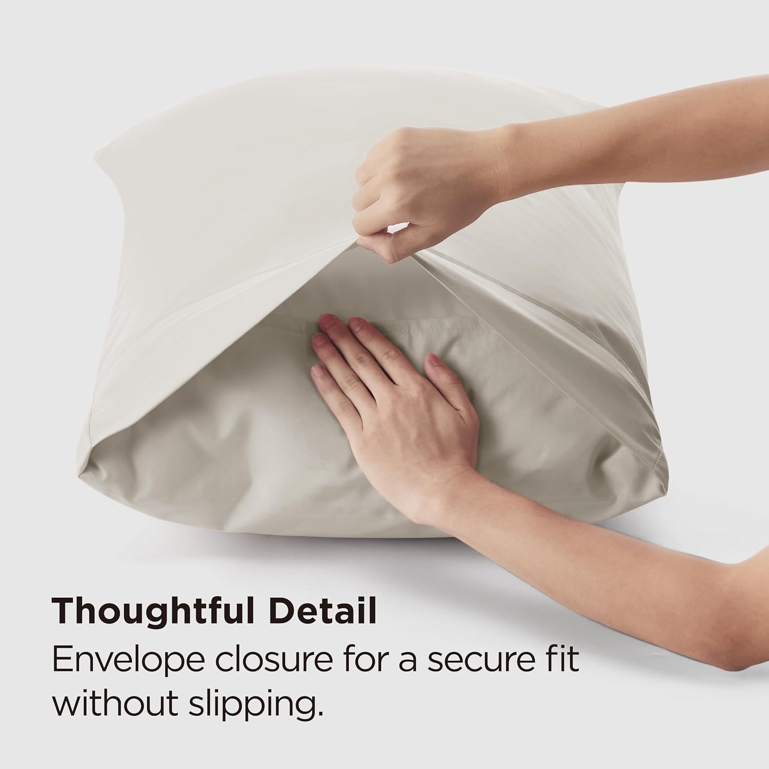 image:imageBedsure Queen Pillow Cases Set of 2 White Brushed Microfiber Pillowcase 2 Pack Super Soft Pillowcase Pillow Shams Covers with Envelope Closure for Kids Wrinkle Fade Resistant 20x30 Inches15 Linen
