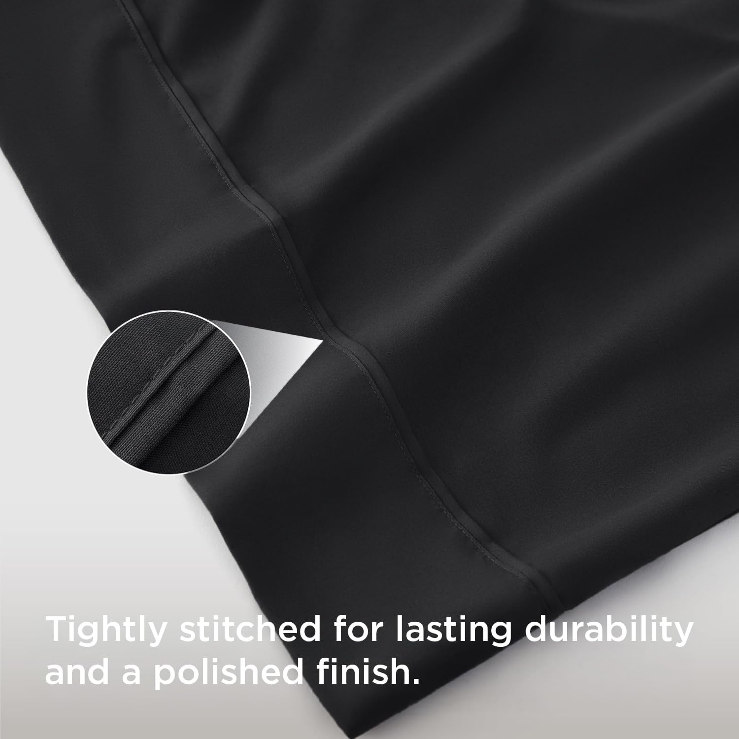 image:imageBedsure Queen Pillow Cases Set of 2 White Brushed Microfiber Pillowcase 2 Pack Super Soft Pillowcase Pillow Shams Covers with Envelope Closure for Kids Wrinkle Fade Resistant 20x30 Inches05 Black