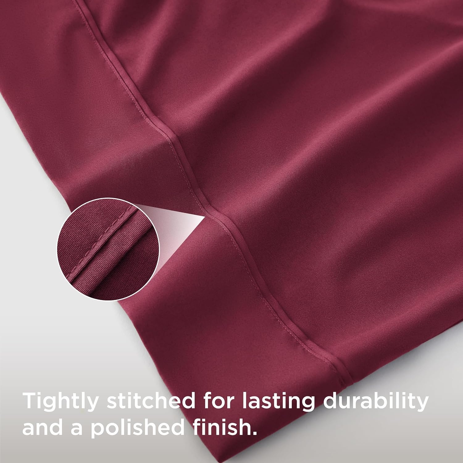 image:imageBedsure Queen Pillow Cases Set of 2 White Brushed Microfiber Pillowcase 2 Pack Super Soft Pillowcase Pillow Shams Covers with Envelope Closure for Kids Wrinkle Fade Resistant 20x30 Inches10 Red