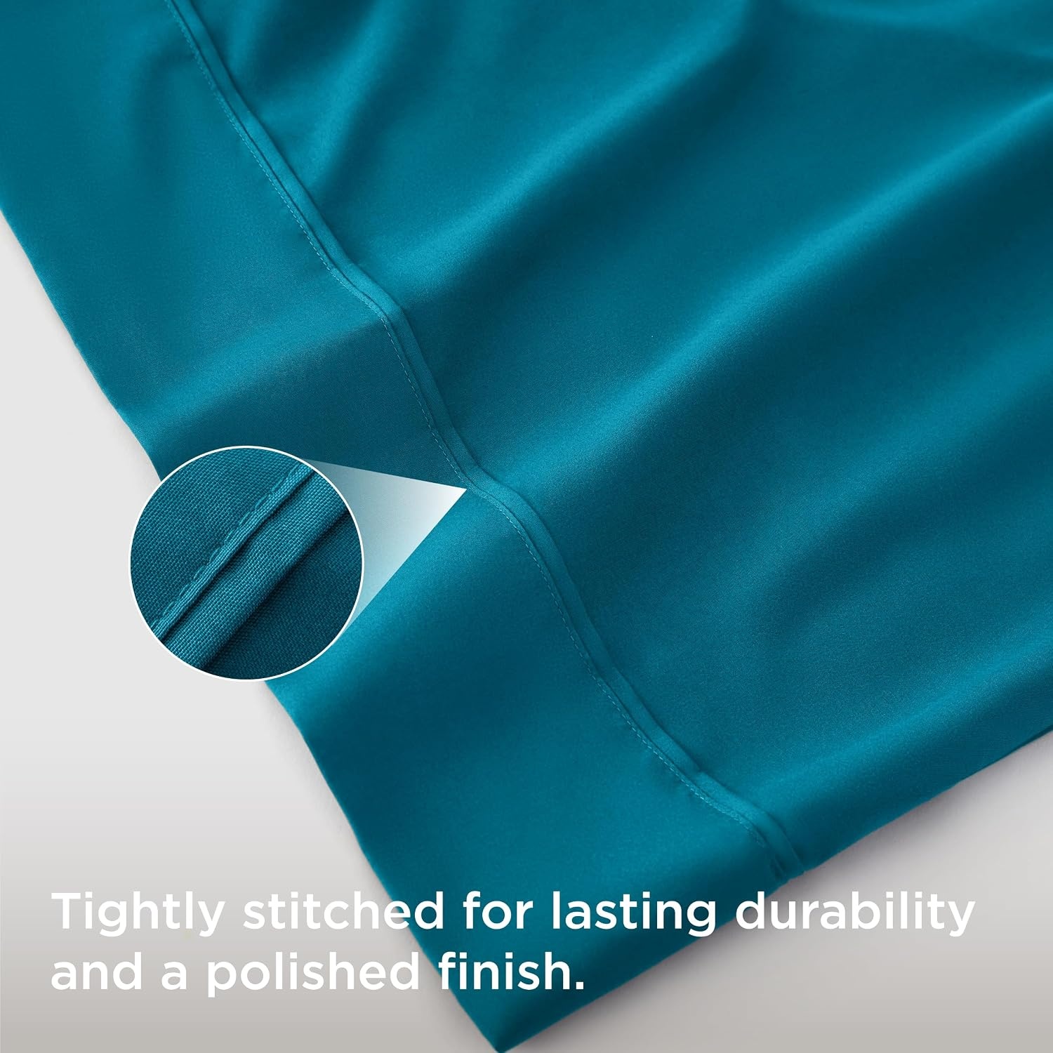 image:imageBedsure Queen Pillow Cases Set of 2 White Brushed Microfiber Pillowcase 2 Pack Super Soft Pillowcase Pillow Shams Covers with Envelope Closure for Kids Wrinkle Fade Resistant 20x30 Inches04 Teal