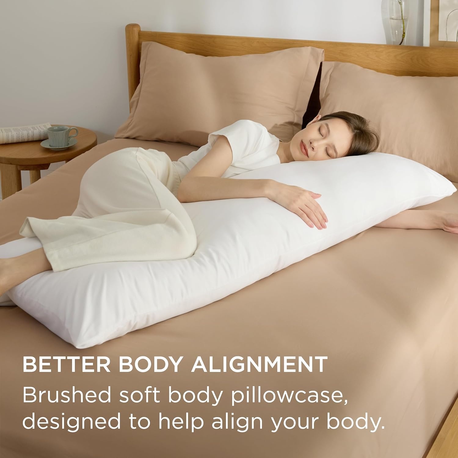 image:imageBedsure Queen Pillow Cases Set of 2 White Brushed Microfiber Pillowcase 2 Pack Super Soft Pillowcase Pillow Shams Covers with Envelope Closure for Kids Wrinkle Fade Resistant 20x30 Inches11 Ivory