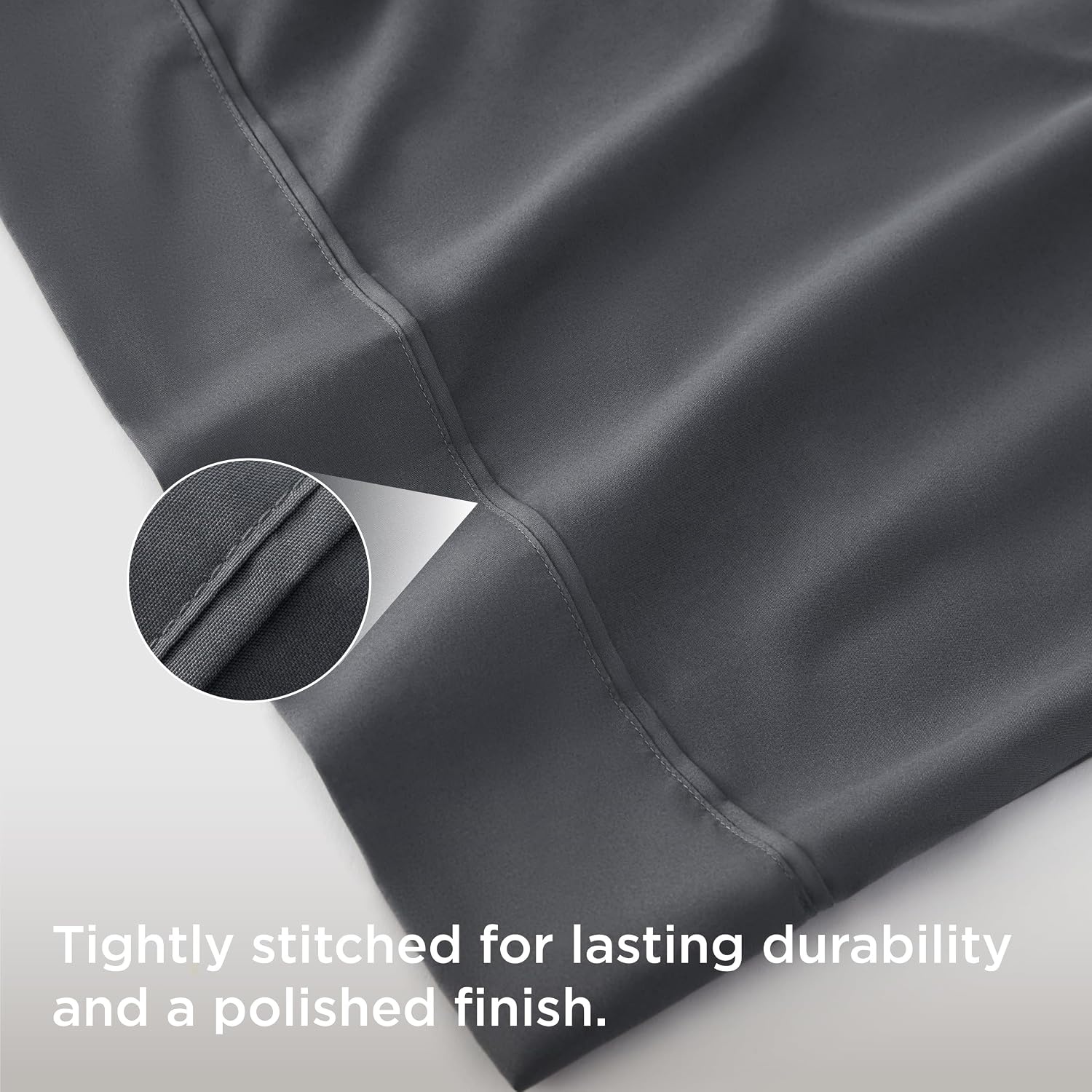 image:imageBedsure Queen Pillow Cases Set of 2 White Brushed Microfiber Pillowcase 2 Pack Super Soft Pillowcase Pillow Shams Covers with Envelope Closure for Kids Wrinkle Fade Resistant 20x30 Inches01 Dark Grey