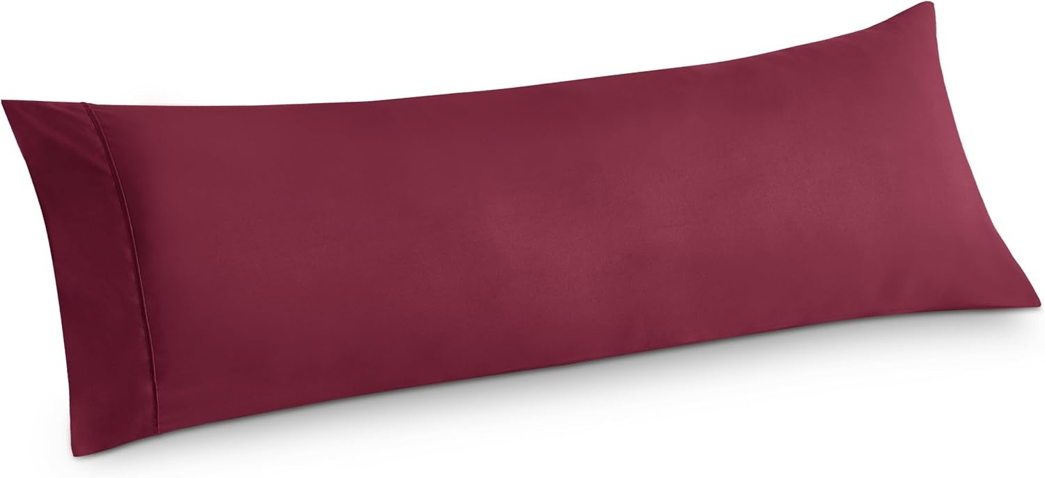image:imageBedsure Queen Pillow Cases Set of 2 White Brushed Microfiber Pillowcase 2 Pack Super Soft Pillowcase Pillow Shams Covers with Envelope Closure for Kids Wrinkle Fade Resistant 20x30 Inches10 Red