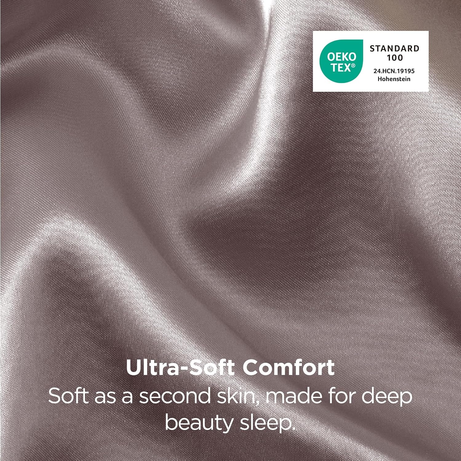 image:imageBedsure Satin Pillowcase Standard Set of 2 Silky Pillow Cases White Similar to Silk Pillow Cases Decorative Covers Room Decor Gifts for Women Men Envelope Closure For Hair Skin 20 x 2625 Dusty Rose