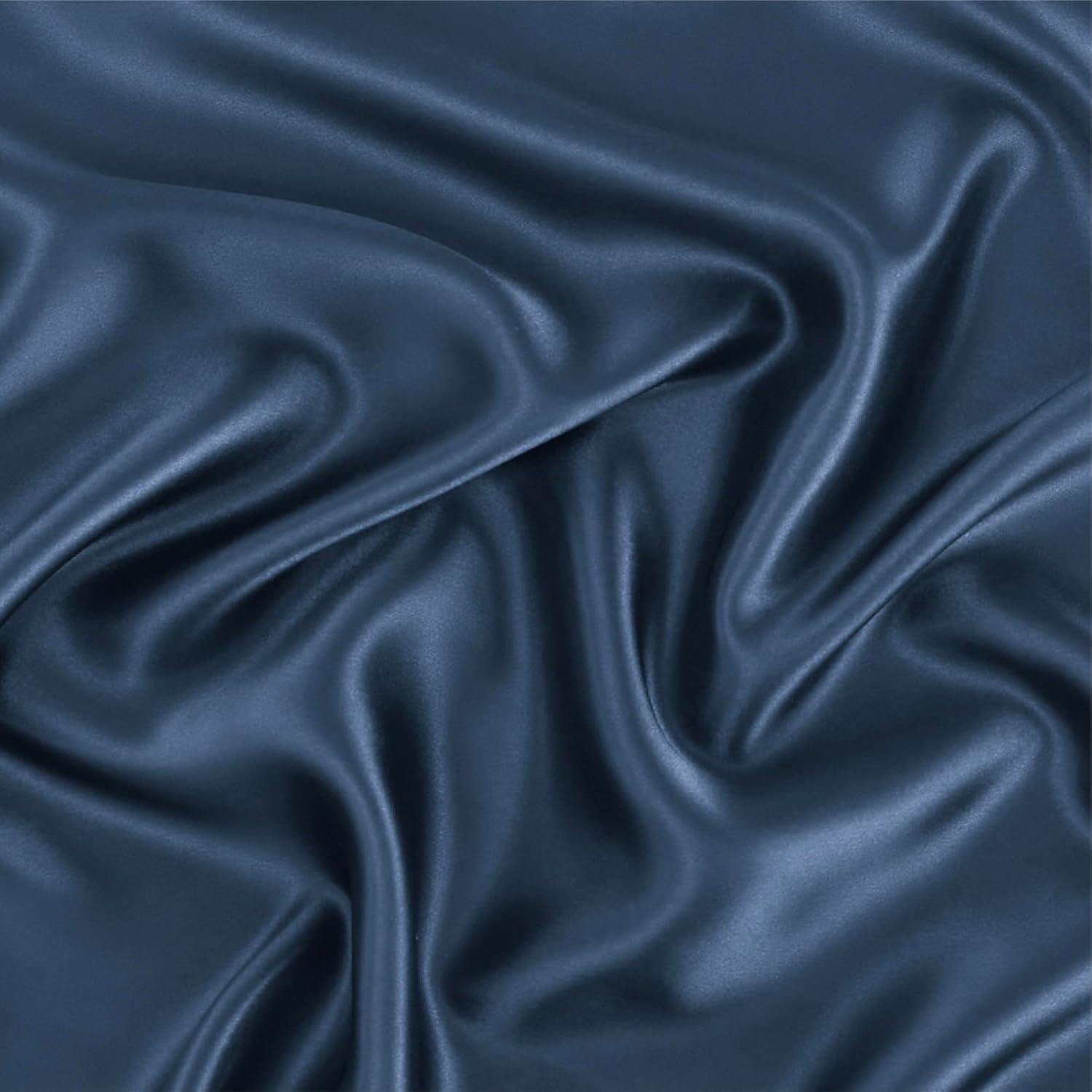 image:imageBedsure Satin Pillowcase with Zipper Similar to Silk Pillow Cases 2 Pack Satin Pillow Cases Queen Silky amp Soft Beige Pillow Covers Hair and Skin Valentines Day Gifts for Women Men 20x30 Inches09 Blue Zipper