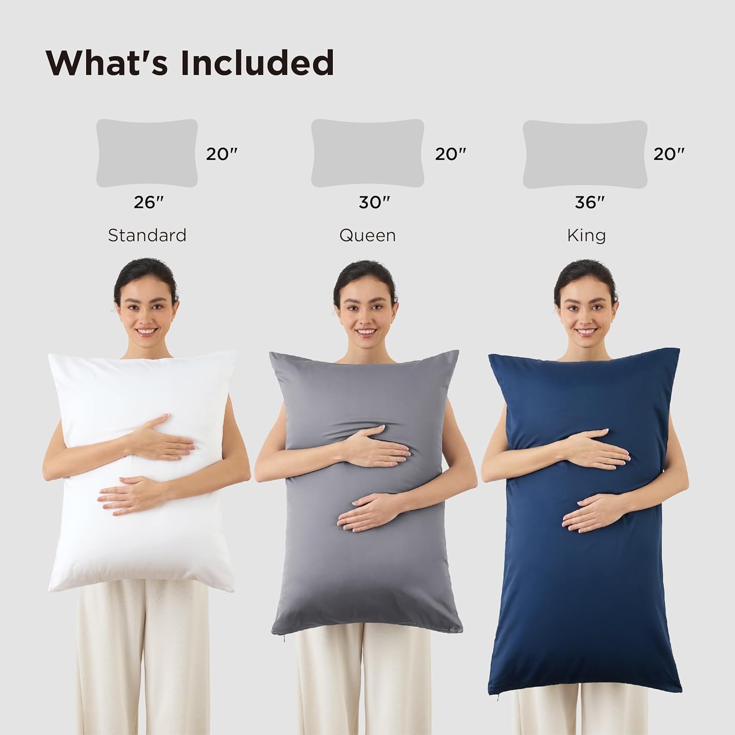 image:imageBedsure Zipper Pillow Cases Queen Size from Rayon Derived from Bamboo Cooling Pillowcase for Hot Sleepers Soft amp PureWoven Pillow Covers Gift Light Blue 20x30 Inches07 Green