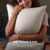 Bedsure Cooling Pillow Cases Queen Size Set of 2 for Hot Sleepers, Grey | Zippered Closure, Q-Max 0.4, 20 x 30 Inches, Reduces Hair Frizz & Skin Friction, Chill for Neck & Spine Night Sweats(04 – Beige)