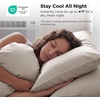 Bedsure Cooling Pillow Cases Queen Size Set of 2 for Hot Sleepers, Grey | Zippered Closure, Q-Max 0.4, 20 x 30 Inches, Reduces Hair Frizz & Skin Friction, Chill for Neck & Spine Night Sweats(04 – Beige)