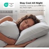 Bedsure Cooling Pillow Cases Queen Size Set of 2 for Hot Sleepers, Grey | Zippered Closure, Q-Max 0.4, 20 x 30 Inches, Reduces Hair Frizz & Skin Friction, Chill for Neck & Spine Night Sweats(01 – Grey)