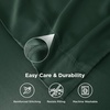 Bedsure King Size Pillow Cases Set of 2, 100% Rayon Derived from Bamboo | Cooling Pillowcases, Similar to Silk Pillow Case Covers with Envelope Closure, PureWoven Bedding, Dark Grey, 20×36 Inches(19 – Forest Green)