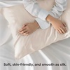 Bedsure King Size Pillow Cases Set of 2, 100% Rayon Derived from Bamboo | Cooling Pillowcases, Similar to Silk Pillow Case Covers with Envelope Closure, PureWoven Bedding, Dark Grey, 20×36 Inches(20 – Ivory)
