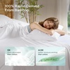 Bedsure King Size Pillow Cases Set of 2, 100% Rayon Derived from Bamboo | Cooling Pillowcases, Similar to Silk Pillow Case Covers with Envelope Closure, PureWoven Bedding, Dark Grey, 20×36 Inches(02 – White)