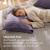 Bedsure Queen Pillow Cases Set of 2 – White Brushed Microfiber Pillowcase 2 Pack, Super Soft Pillowcase, Pillow Shams Covers with Envelope Closure for Kids, Wrinkle, Fade Resistant, 20×30 Inches(08 – Grayish Purple)