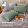 Bedsure Queen Pillow Cases Set of 2 – White Brushed Microfiber Pillowcase 2 Pack, Super Soft Pillowcase, Pillow Shams Covers with Envelope Closure for Kids, Wrinkle, Fade Resistant, 20×30 Inches(06 – Sage Green)