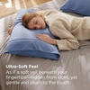 Bedsure Queen Pillow Cases Set of 2 – White Brushed Microfiber Pillowcase 2 Pack, Super Soft Pillowcase, Pillow Shams Covers with Envelope Closure for Kids, Wrinkle, Fade Resistant, 20×30 Inches(09 – Slate Blue)
