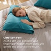 Bedsure Queen Pillow Cases Set of 2 – White Brushed Microfiber Pillowcase 2 Pack, Super Soft Pillowcase, Pillow Shams Covers with Envelope Closure for Kids, Wrinkle, Fade Resistant, 20×30 Inches(04 – Teal)