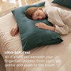 Bedsure Queen Pillow Cases Set of 2 – White Brushed Microfiber Pillowcase 2 Pack, Super Soft Pillowcase, Pillow Shams Covers with Envelope Closure for Kids, Wrinkle, Fade Resistant, 20×30 Inches(13 – Forest Green)