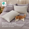 Bedsure Queen Pillow Cases Set of 2 – White Brushed Microfiber Pillowcase 2 Pack, Super Soft Pillowcase, Pillow Shams Covers with Envelope Closure for Kids, Wrinkle, Fade Resistant, 20×30 Inches(15 – Linen)