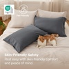Bedsure Queen Pillow Cases Set of 2 – White Brushed Microfiber Pillowcase 2 Pack, Super Soft Pillowcase, Pillow Shams Covers with Envelope Closure for Kids, Wrinkle, Fade Resistant, 20×30 Inches(01 – Dark Grey)