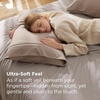 Bedsure Queen Pillow Cases Set of 2 – White Brushed Microfiber Pillowcase 2 Pack, Super Soft Pillowcase, Pillow Shams Covers with Envelope Closure for Kids, Wrinkle, Fade Resistant, 20×30 Inches(12 – Light Khaki)