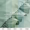Bedsure Ruffle Pillow Cases Standard Size Set of 2, Black Pillow Shams | 2.7″ French Ruffles, Distressed Vintage Shams, Envelope Closure, Double-brushed Microfiber, 20″ x 26″, Wrinkle Fade Resistant(04 – Iceberg Green)