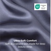 Bedsure Satin Pillowcase Standard Set of 2, Silky Pillow Cases, White | Similar to Silk Pillow Cases, Decorative Covers, Room Decor, Gifts for Women Men, Envelope Closure, For Hair Skin, 20″ x 26″(29 – Blue Granite)