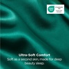 Bedsure Satin Pillowcase Standard Set of 2, Silky Pillow Cases, White | Similar to Silk Pillow Cases, Decorative Covers, Room Decor, Gifts for Women Men, Envelope Closure, For Hair Skin, 20″ x 26″(13 – Dark Green)