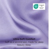 Bedsure Satin Pillowcase Standard Set of 2, Silky Pillow Cases, White | Similar to Silk Pillow Cases, Decorative Covers, Room Decor, Gifts for Women Men, Envelope Closure, For Hair Skin, 20″ x 26″(14 – Lilac)