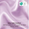 Bedsure Satin Pillowcase Standard Set of 2, Silky Pillow Cases, White | Similar to Silk Pillow Cases, Decorative Covers, Room Decor, Gifts for Women Men, Envelope Closure, For Hair Skin, 20″ x 26″(20 – Lavender)