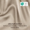 Bedsure Satin Pillowcase Standard Set of 2, Silky Pillow Cases, White | Similar to Silk Pillow Cases, Decorative Covers, Room Decor, Gifts for Women Men, Envelope Closure, For Hair Skin, 20″ x 26″(15 – Khaki)