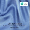 Bedsure Satin Pillowcase Standard Set of 2, Silky Pillow Cases, White | Similar to Silk Pillow Cases, Decorative Covers, Room Decor, Gifts for Women Men, Envelope Closure, For Hair Skin, 20″ x 26″(19 – Sky Blue)