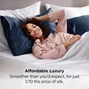 Bedsure Satin Pillowcase Standard Set of 2, Silky Pillow Cases, White | Similar to Silk Pillow Cases, Decorative Covers, Room Decor, Gifts for Women Men, Envelope Closure, For Hair Skin, 20″ x 26″(06 – Blue)