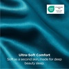Bedsure Satin Pillowcase Standard Set of 2, Silky Pillow Cases, White | Similar to Silk Pillow Cases, Decorative Covers, Room Decor, Gifts for Women Men, Envelope Closure, For Hair Skin, 20″ x 26″(24 – Teal)