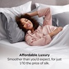 Bedsure Satin Pillowcase Standard Set of 2, Silky Pillow Cases, White | Similar to Silk Pillow Cases, Decorative Covers, Room Decor, Gifts for Women Men, Envelope Closure, For Hair Skin, 20″ x 26″(05 – Dark Grey)