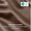 Bedsure Satin Pillowcase Standard Set of 2, Silky Pillow Cases, White | Similar to Silk Pillow Cases, Decorative Covers, Room Decor, Gifts for Women Men, Envelope Closure, For Hair Skin, 20″ x 26″(11 – Brown)