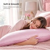 Bedsure Satin Pillowcase with Zipper, Similar to Silk Pillow Cases 2 Pack, Satin Pillow Cases Queen, Silky & Soft Beige Pillow Covers Hair and Skin, Valentines Day Gifts for Women Men, 20×30 Inches(07 – Pink – Zipper)