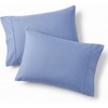 Bedsure Queen Pillow Cases Set of 2 – White Brushed Microfiber Pillowcase 2 Pack, Super Soft Pillowcase, Pillow Shams Covers with Envelope Closure for Kids, Wrinkle, Fade Resistant, 20×30 Inches(09 – Slate Blue)