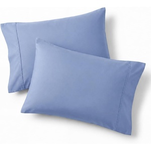 Bedsure Queen Pillow Cases Set of 2 – White Brushed Microfiber Pillowcase 2 Pack, Super Soft Pillowcase, Pillow Shams Covers with Envelope Closure for Kids, Wrinkle, Fade Resistant, 20×30 Inches(09 – Slate Blue)