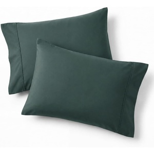 Bedsure Queen Pillow Cases Set of 2 – White Brushed Microfiber Pillowcase 2 Pack, Super Soft Pillowcase, Pillow Shams Covers with Envelope Closure for Kids, Wrinkle, Fade Resistant, 20×30 Inches(13 – Forest Green)