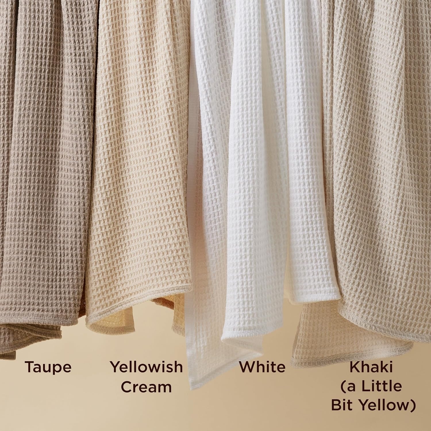 image:imageBedsure 100 Cotton Blanket Queen Size for Bed Cooling Breathable and Soft for Summer and Fall Thick Cozy Waffle Weave Blanket Gifts for Women White 90x90 Inches01 White