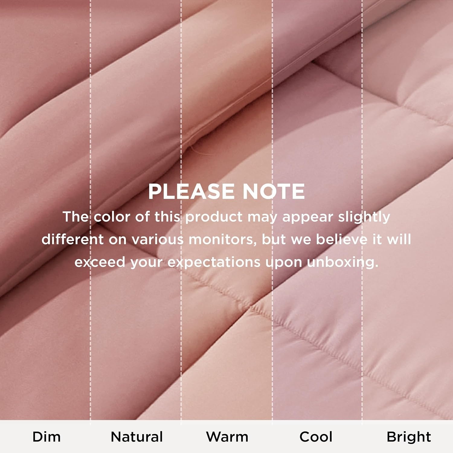 image:imageBedsure Comforter Duvet Insert Quilted Comforters Queen Size All Season Duvet GentleSoft Down Alternative Bedding Blanket with 8 Tabs Gifts for WomenMen White Queen 88 x 88 InchesDusty Pink
