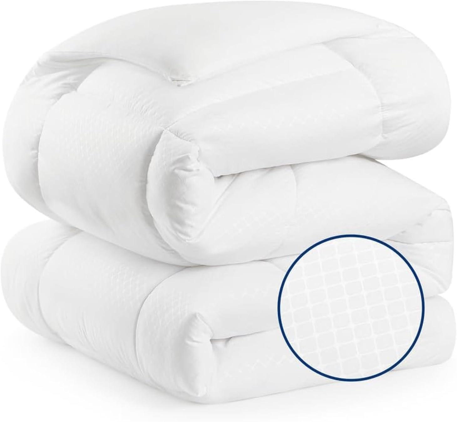 image:imageBedsure Comforter Duvet Insert Quilted Comforters Queen Size All Season Duvet GentleSoft Down Alternative Bedding Blanket with 8 Tabs Gifts for WomenMen White Queen 88 x 88 InchesIvory