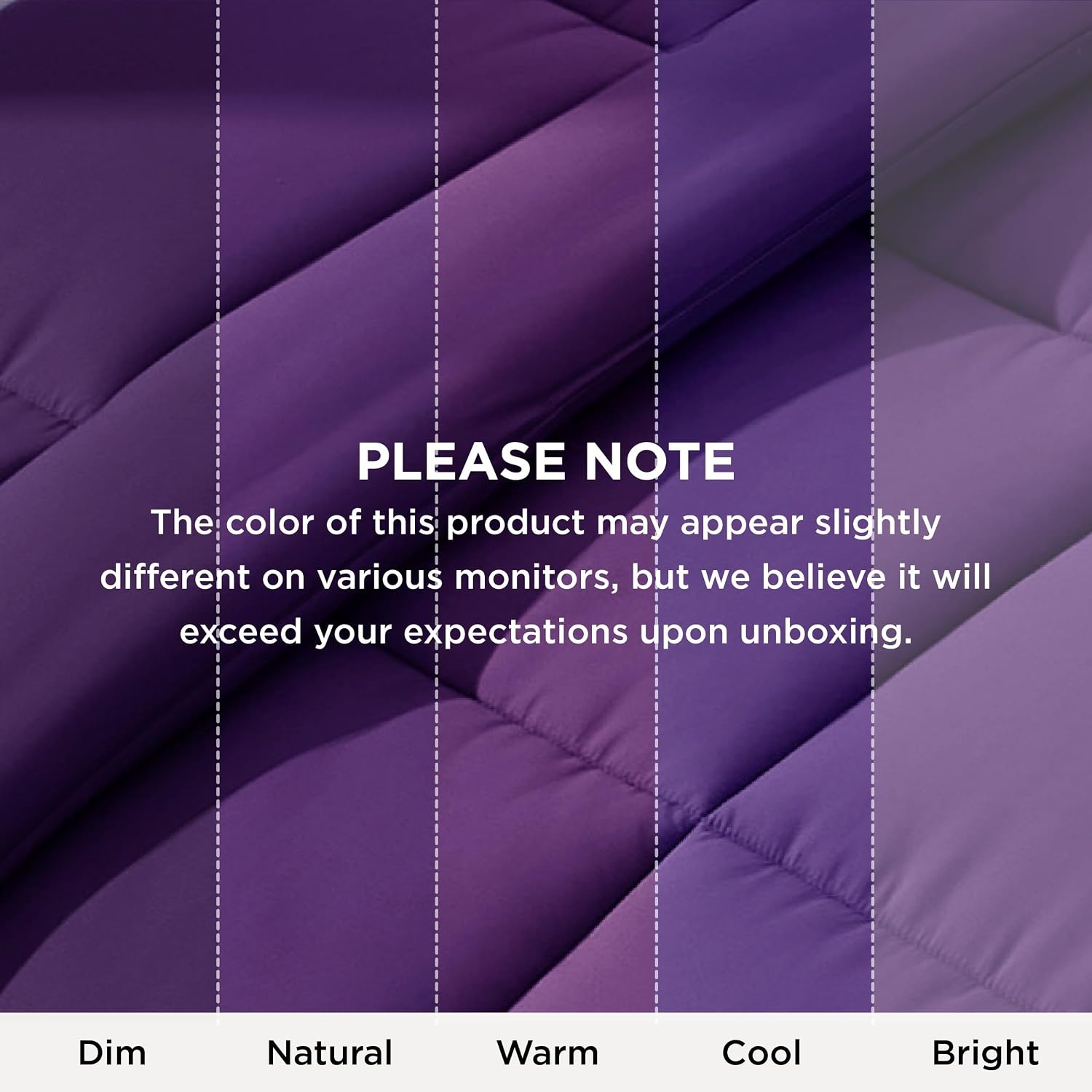 image:imageBedsure Comforter Duvet Insert Quilted Comforters Queen Size All Season Duvet GentleSoft Down Alternative Bedding Blanket with 8 Tabs Gifts for WomenMen White Queen 88 x 88 InchesPurple