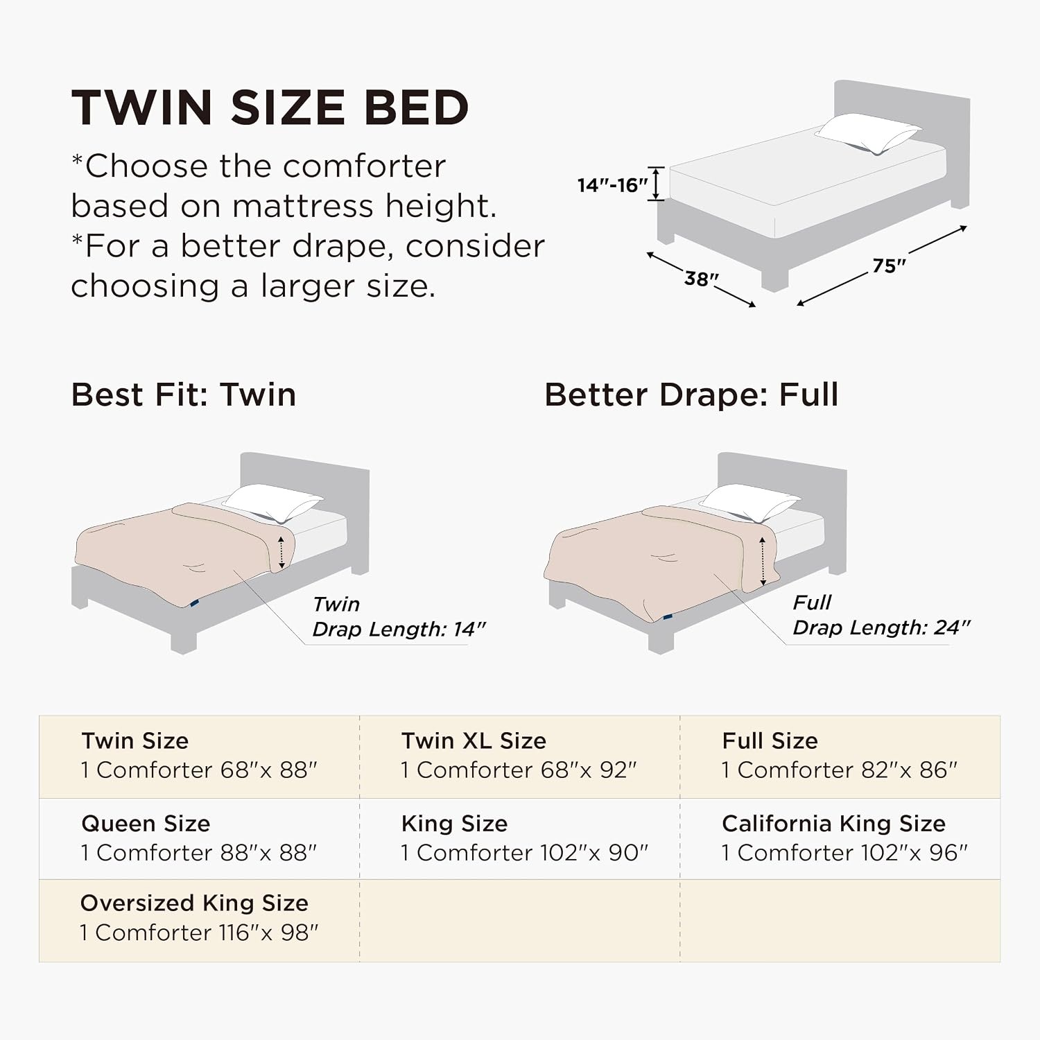 image:imageBedsure Comforters Queen Size Duvet Insert Quilted Down Alternative Comforter Ultra Soft Lightweight Comforter Blanket for Bed with 8 Tabs Machine Washable 88x88 in WhiteWhite