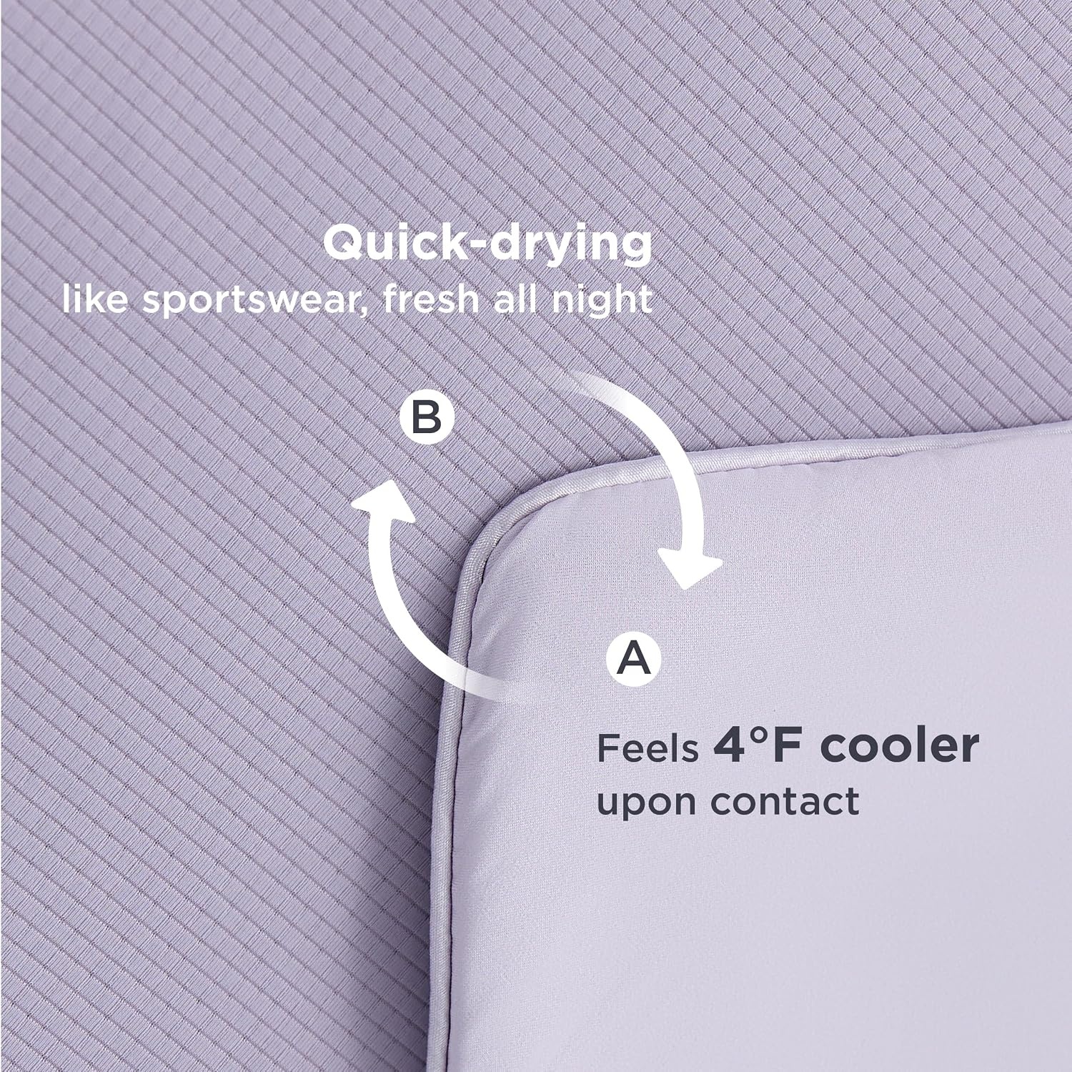 image:imageBedsure Cooling Blankets for Hot Sleepers Cooling Comforter Ice Cold Summer Blanket Queen Size for Bed Lightweight Breathable DoubleSided Comforter for Night Sweats Blue 90x90 InchesLavender